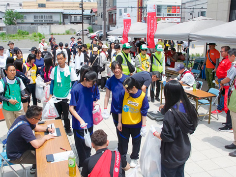 初のスポGOMI大会から生まれた確信<br>会津若松中央／会津若松城南／会津若松南／会津若松西ＲＣ（福島県）